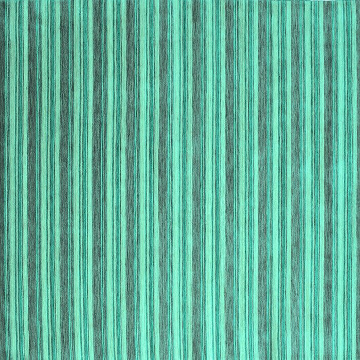 Square Machine Washable Abstract Turquoise Contemporary Area Rugs, wshcon315turq