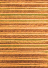 Abstract Orange Contemporary Rug, con315org