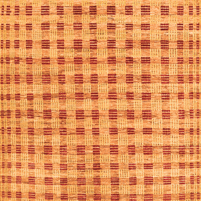 Abstract Orange Contemporary Rug, con316org