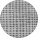 Square Abstract Gray Contemporary Rug, con316gry