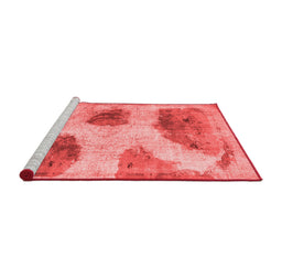 Contemporary Red Washable Rugs