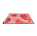 Contemporary Red Washable Rugs