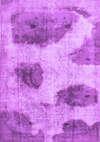 Abstract Purple Contemporary Rug, con317pur