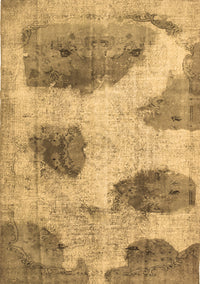 Abstract Brown Contemporary Rug, con317brn