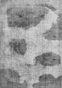 Abstract Gray Contemporary Rug, con317gry