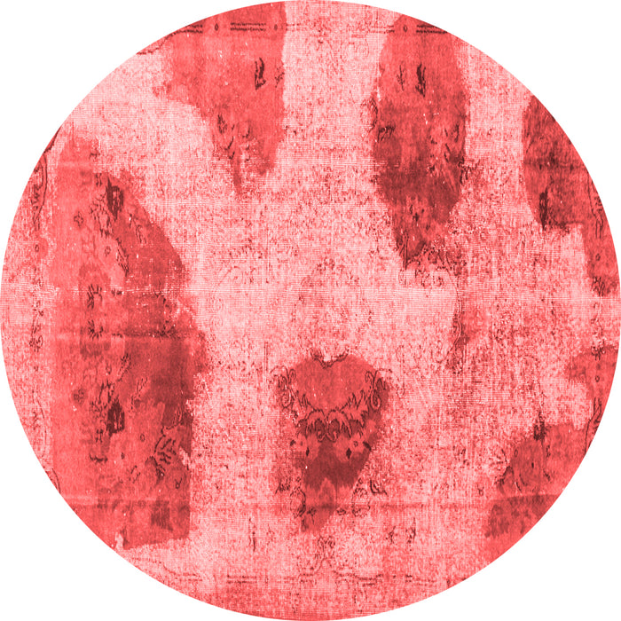 Machine Washable Abstract Red Contemporary Rug, wshcon317red