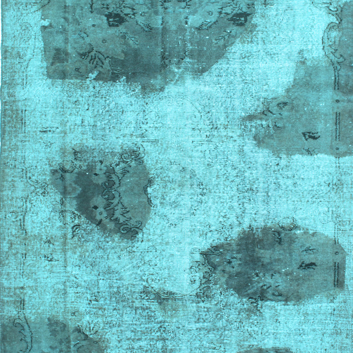 Machine Washable Abstract Light Blue Contemporary Rug, wshcon317lblu