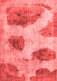 Abstract Red Contemporary Rug, con317red