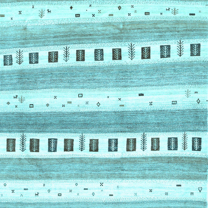 Machine Washable Solid Light Blue Modern Rug, wshcon318lblu