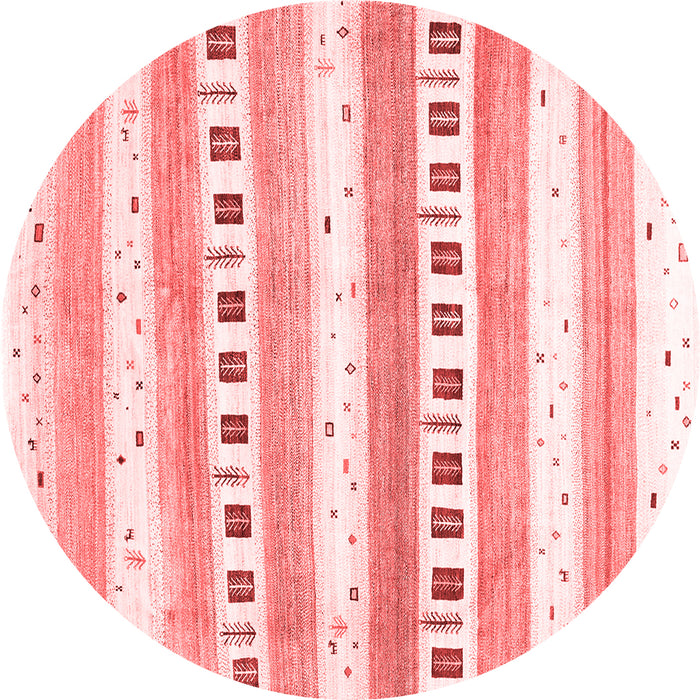 Machine Washable Solid Red Modern Rug, wshcon318red