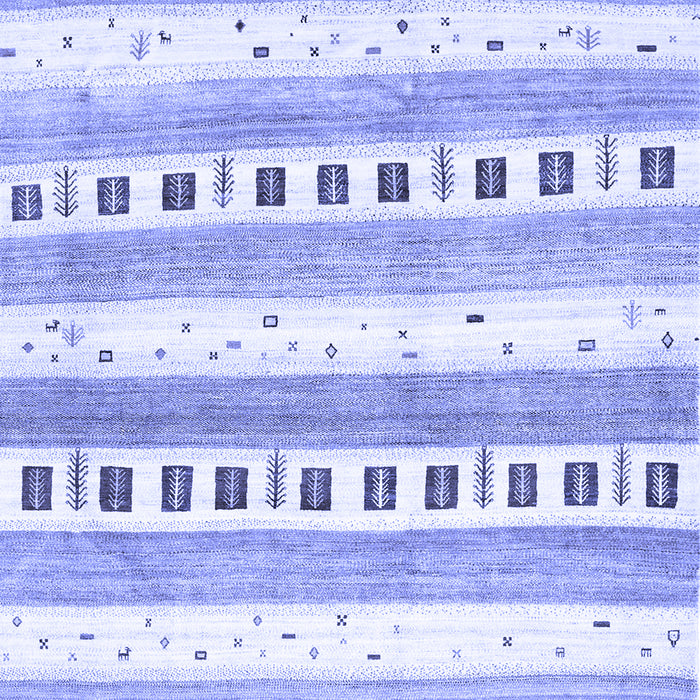 Solid Blue Modern Rug, con318blu