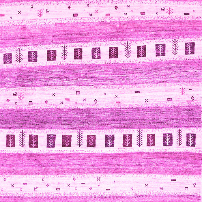 Machine Washable Solid Pink Modern Rug, wshcon318pnk