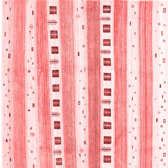 Solid Red Modern Rug, con318red