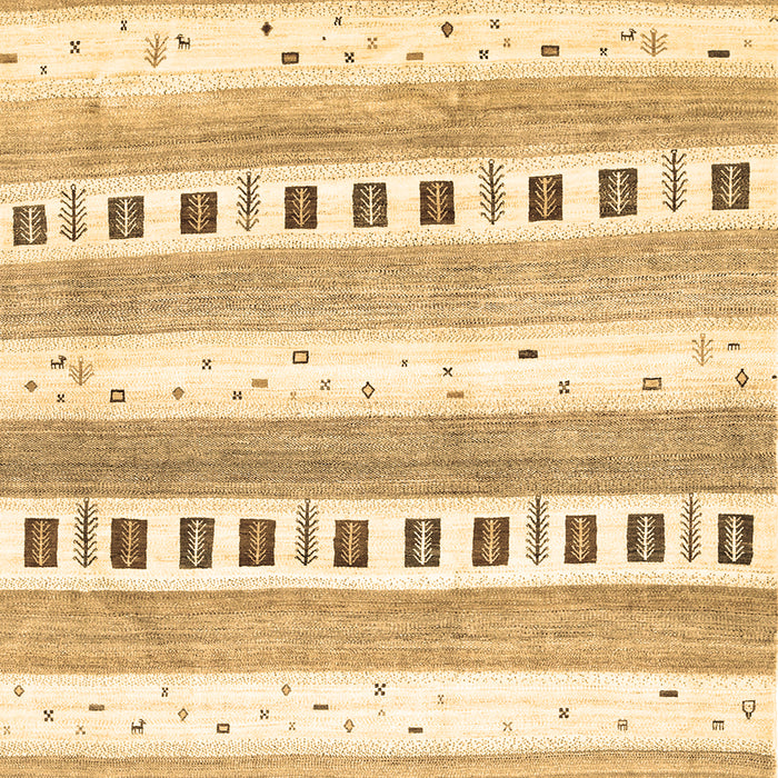 Solid Brown Modern Rug, con318brn