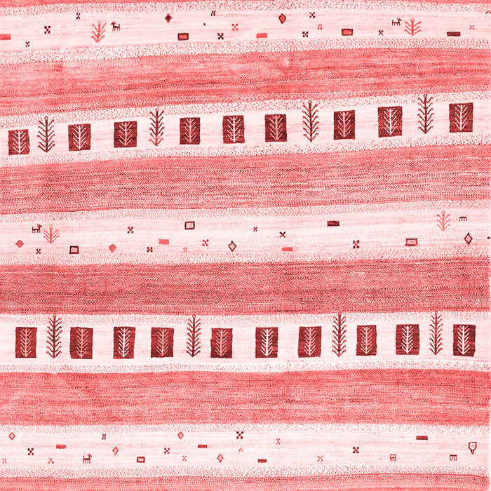 Machine Washable Solid Red Modern Rug, wshcon318red