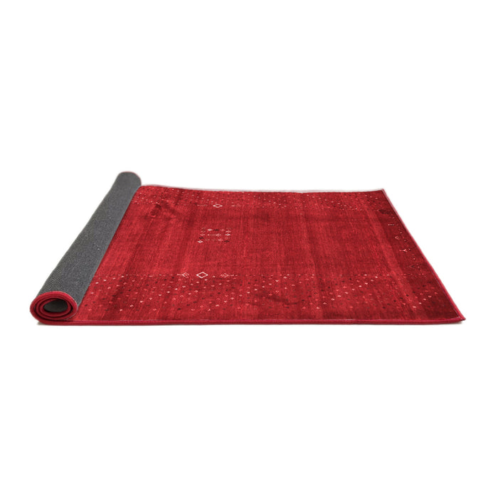 Abstract Red Contemporary Area Rugs