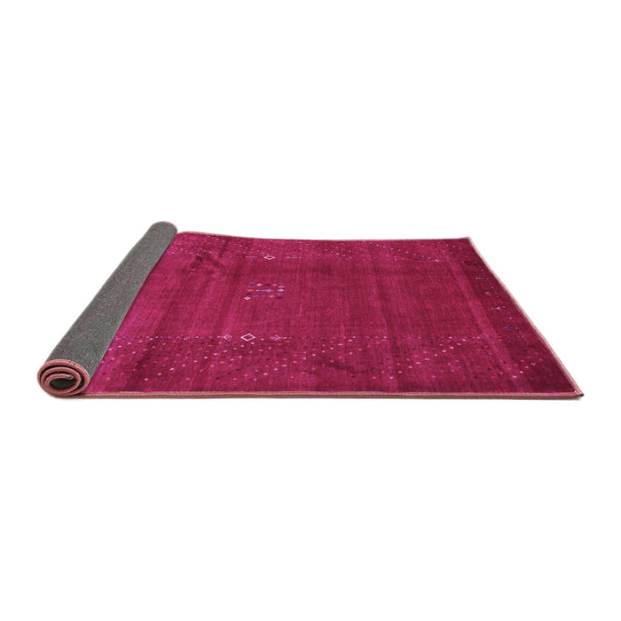 Sideview of Abstract Pink Contemporary Rug, con319pnk