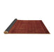 Sideview of Abstract Brown Contemporary Rug, con319brn