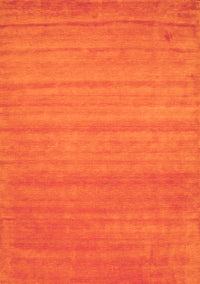 Abstract Orange Contemporary Rug, con31org