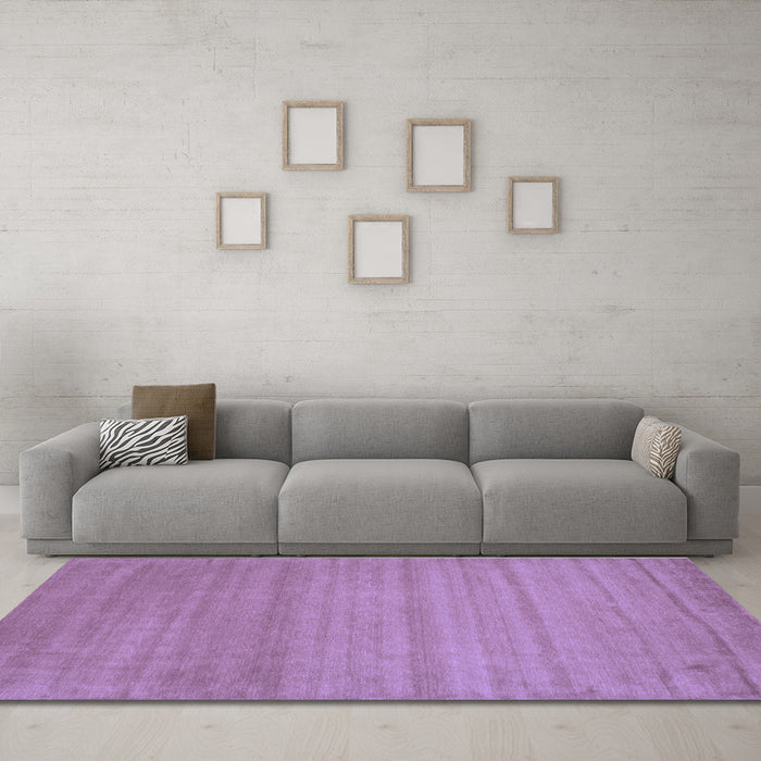 Machine Washable Abstract Blue Contemporary Rug in a Living Room, wshcon31blu
