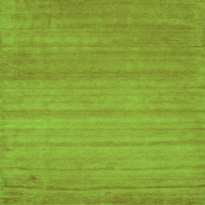 Serging Thickness of Abstract Green Contemporary Rug, con31grn