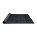 Thickness of Contemporary Dark Slate Gray Green Modern Rug, con32