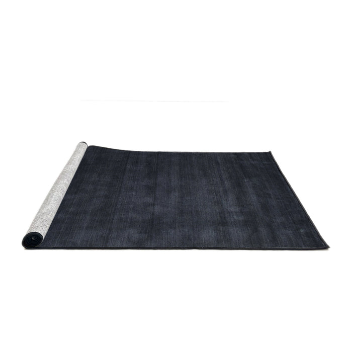 Serging Thickness of Machine Washable Contemporary Dark Slate Gray Green Rug, wshcon32