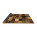 Sideview of Abstract Brown Contemporary Rug, con320brn