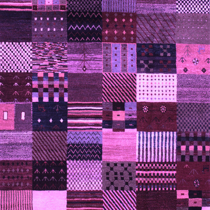 Abstract Purple Contemporary Rug, con320pur