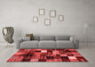 Contemporary Red Washable Rugs