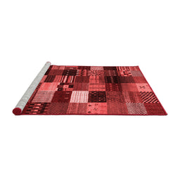 Contemporary Red Washable Rugs
