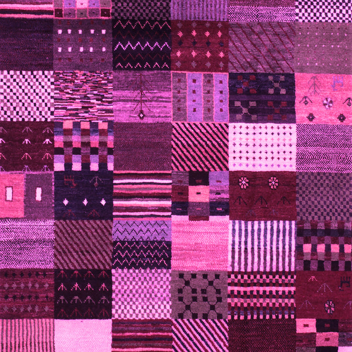 Machine Washable Abstract Pink Contemporary Rug, wshcon320pnk