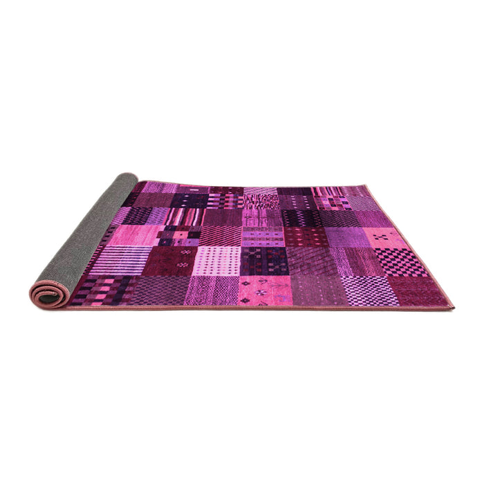 Sideview of Abstract Pink Contemporary Rug, con320pnk