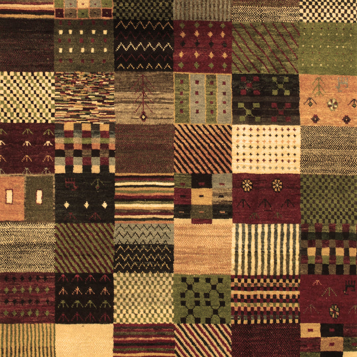 Abstract Brown Contemporary Rug, con320brn