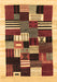 Abstract Brown Contemporary Rug, con321brn