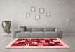 Contemporary Red Washable Rugs