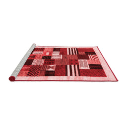 Contemporary Red Washable Rugs