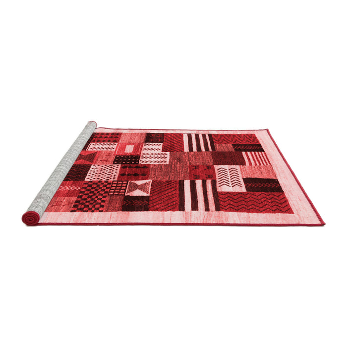 Contemporary Red Washable Rugs