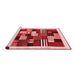 Contemporary Red Washable Rugs