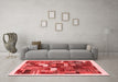 Contemporary Red Washable Rugs