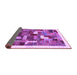 Sideview of Abstract Purple Contemporary Rug, con322pur