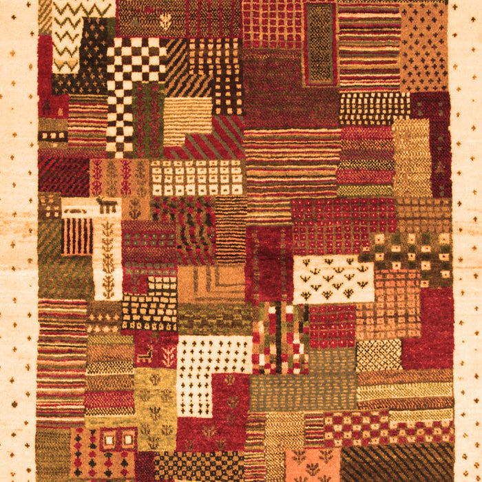 Serging Thickness of Machine Washable Abstract Orange Contemporary Area Rugs, wshcon322org
