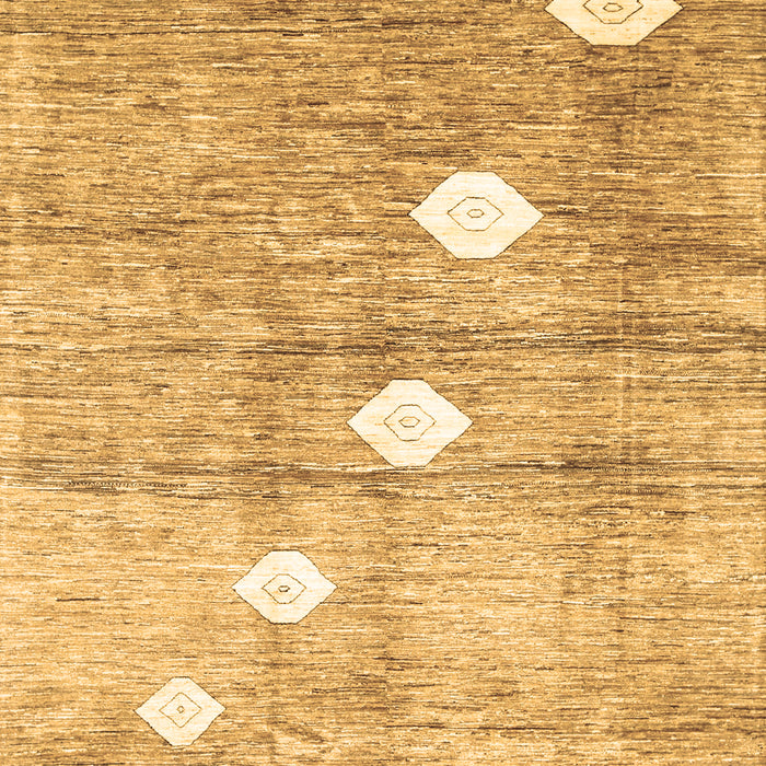 Machine Washable Abstract Brown Contemporary Rug, wshcon324brn