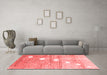 Contemporary Red Washable Rugs