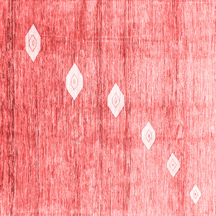 Machine Washable Abstract Red Contemporary Rug, wshcon324red