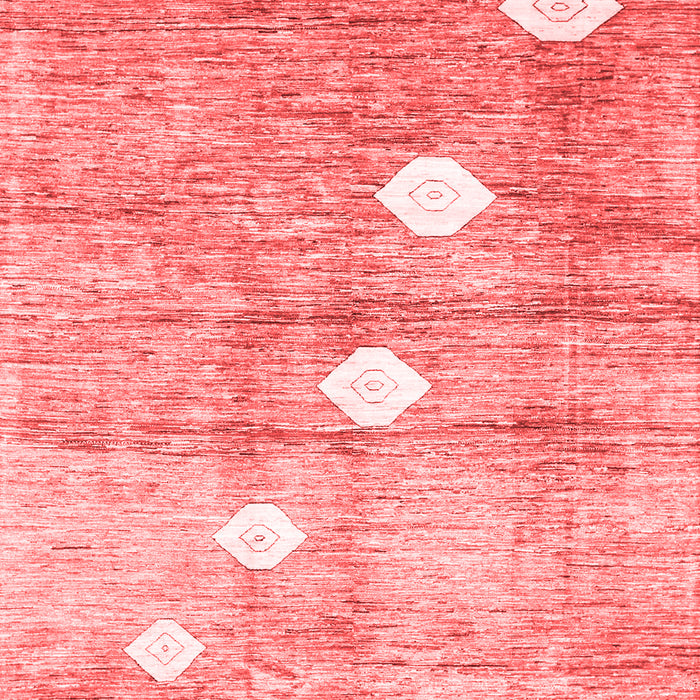 Machine Washable Abstract Red Contemporary Rug, wshcon324red