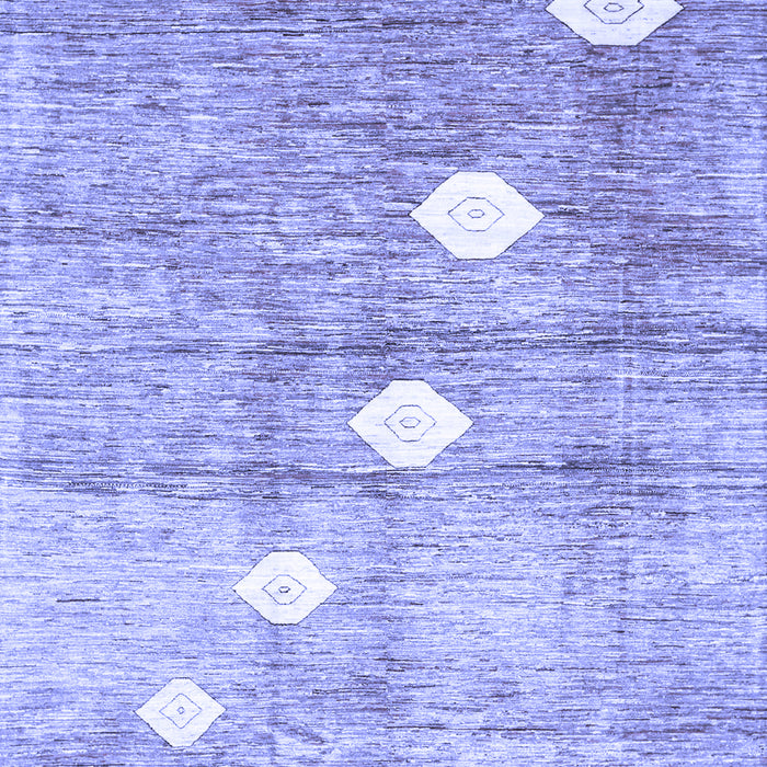 Machine Washable Abstract Blue Contemporary Rug, wshcon324blu