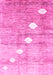 Abstract Pink Contemporary Rug, con324pnk