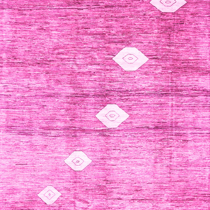 Machine Washable Abstract Pink Contemporary Rug, wshcon324pnk