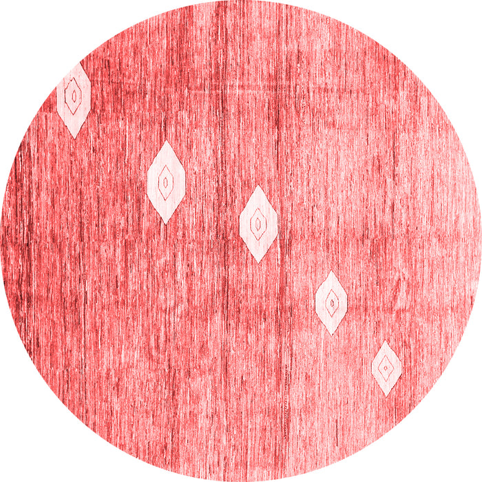 Machine Washable Abstract Red Contemporary Rug, wshcon324red